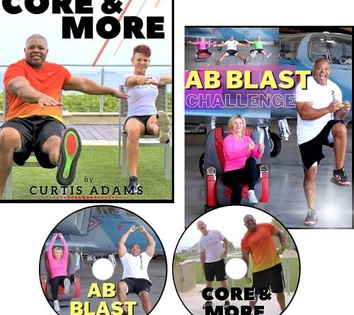 AB Blast Exercise DVDs for Seniors & Beginners- Trim Waistline- Get Energized & Stronger- Low Impact- NO Floor Exercise for seniors Fitness for Seniors DVD, Chair exercises for seniors for your core.