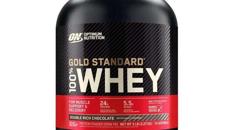 ON Gold Standard Whey Protein Powder- Double Rich Chocolate, 5lb
