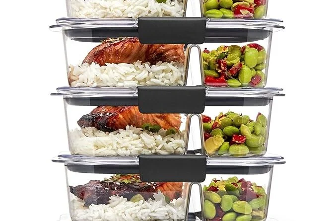 Rubbermaid Brilliance Food Storage Containers, Set of 5