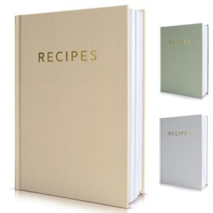 ZICOTO Waterproof Blank Recipe Book